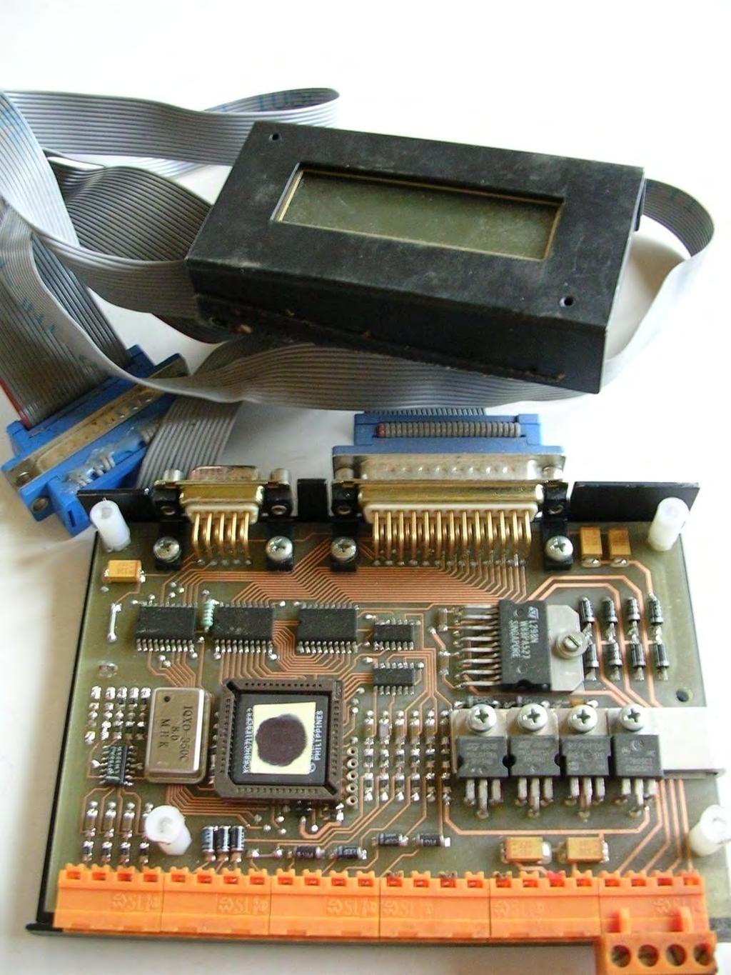 Example: Write Characters to a LCD Display Data & ctrl signals LCD