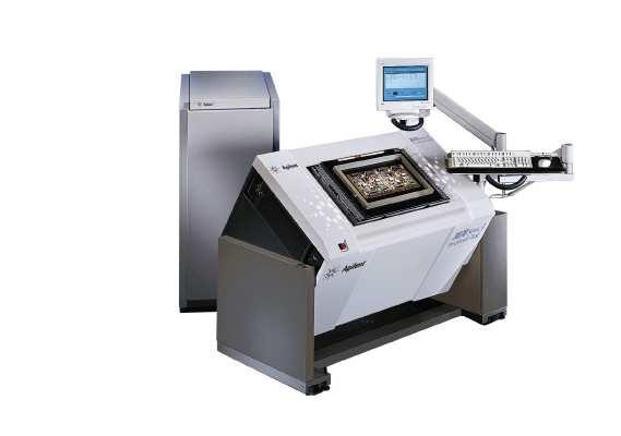 KUVA 4. Agilent HP3070 -ICT-testauslaite (3, s. 1) ICT on ns. neulapetitestaus, jossa neulakontakti levylle saadaan alipaineen tai mekaanisen puristuksen avulla.