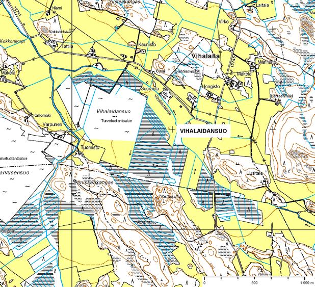 PUNKALAIDUN, Vilaidansuo EO-21/32 GTK:n tutkimustiedot: * Suon kokonaispinta-ala, 148 * Suon tuotantopinta-ala, 79 * Kokonaisturvemäärä, syvyysalue >