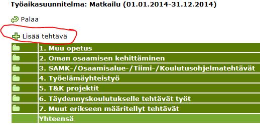 Vaihe 2: Klikattuasi suurennuslasia, saat auki alla olevan näkymän. Klikkaa Lisää tehtävä. Vaihe 3: Klikkaa se kansio auki, johon tehtävän haluat sijoittaa ja klikkaa tyhjää ruutua.