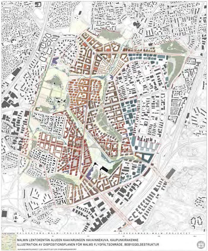 Malmin lentokentästä uusi kaupunginosa Malmin lentokenttä on kaupunkikaavan suurin uusi rakentamisalue. Alueelle voidaan rakentaa koteja 25 000 helsinkiläiselle.