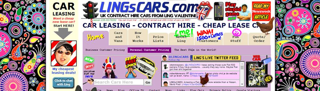 Se on eri maailma printtiin verrattuna. Jos et usko, niin otetaan esimerkki. Tässä on LingsCars.com. Käy kattomassa kyseistä nettisivua ja tule sitten takaisin, minä odotan. Mitä olit mieltä?