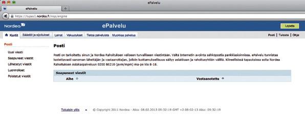 Mene sivun oikeassa yläkulmassa kohtaan Posti 2. Valitse kohta Uusi viesti. 3. Valitse alasvetovalikosta viestin aihe. 4. Kirjoita viesti ja lähetä se Lähetä-painikkeella.