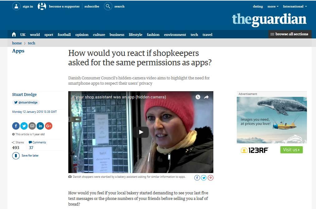 If your shop assistant was an app? Kuvasitaatti: https://www.theguardian.