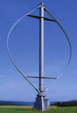 Figure 6.59 Vertical axis wind turbine.