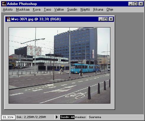 Käyttöliittymät 5.4 Palaute Pitkään kestävät operaatiot Esim. Photoshopin kuvankäsittely Kuvan tilanteessa käyttäjä on muuttamassa kuvaa maalauksen näköiseksi.
