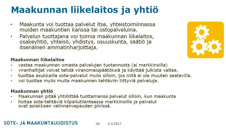 Valinnanvapaus liikelaitos ja