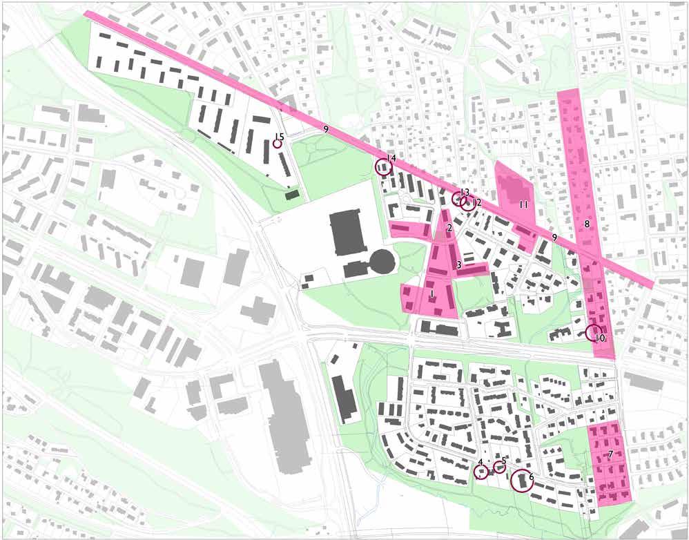 Hakametsän yleissuunnitelma-alueen arvokohteita Yleissuunnitelma-alueella ei ole tehty kattavaa rakennuskulttuuri-inventointia.