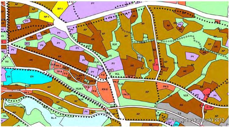 akv173 2 maankäyttö ja rakennusperintö 2.1 Suunnittelutilanne Maakuntakaavoitus Pirkanmaalla ovat voimassa valtioneuvoston 29.3.2007 vahvistama Pirkanmaan 1. maakuntakaava ja ympäristöministeriön 8.1.2013 vahvistama Pirkanmaan 1.