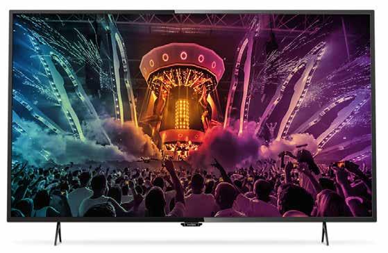 (Perustuu 18.4. tarkistettuihin nettikauppojen hintoihin) 55 UHD SMART TELEVISIO Uskomattoman tyylikäs ja ohut Philips 6100-sarjan televisio upealla Ultra HD kuvanlaadulla!
