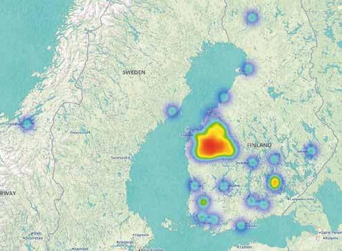 ALUEHISTORIAN TUTKIMUKSEN KÄYNNISTÄMINEN 43 Kartta 2.
