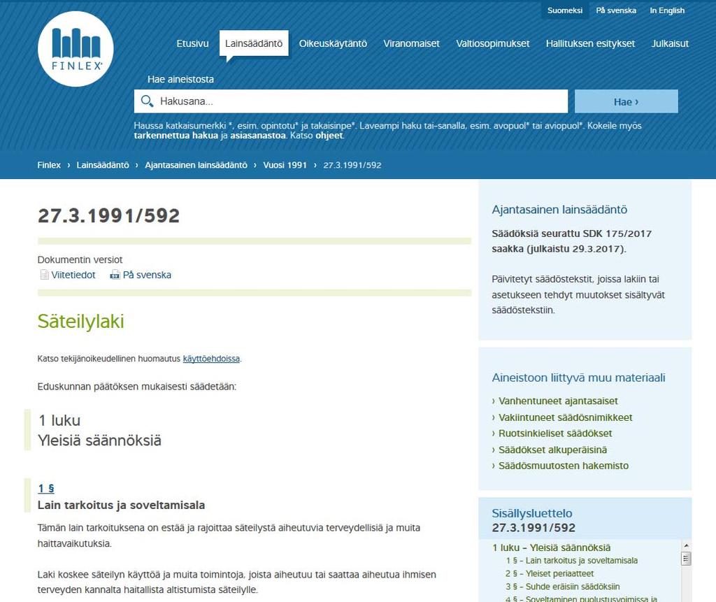Säteilysuojelujärjestelmä