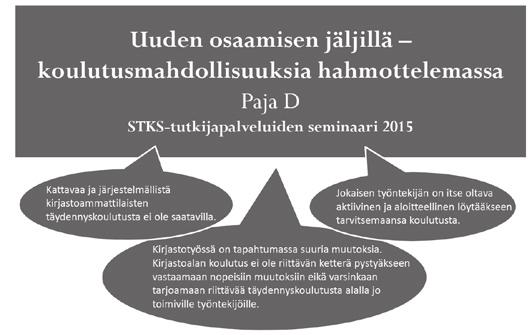 Työpajaraporttien kuvitusta Onkin hyvä muistaa, että uusien palveluiden kehittäminen ja toteuttaminen vievät aikaa ja vaativat ajoittain pitkää pinnaa.