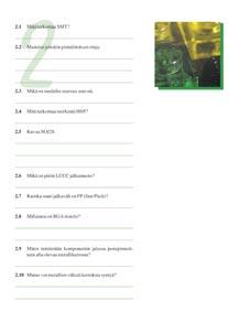 Elektroniikka 27 Työ- ja mittausharjoituskirjan sisältö: Esimerkki tehtävästä