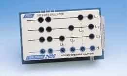 42 Sähkötekniikka T11010021 Kolmivaihesimulaattori Suurin osa mittausharjoituksista tehdään käyttäen kolmivaihesimulaattoria.