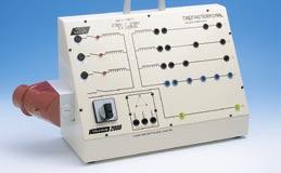 Kuormayksikköä käytetään yhdessä kolmivaihesimulaattorin kanssa. Yksikössä on vaihejärjestyksen osoitin alle 50 V jännitteille.