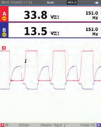 ScopeMeter 120B -sarja toimii myös Fluke Connect -mobiilisovelluksen ja FlukeView for ScopeMeter -ohjelmiston kanssa, joten tietojen analysointi ja tärkeiden testitulosten tallentaminen on entistä