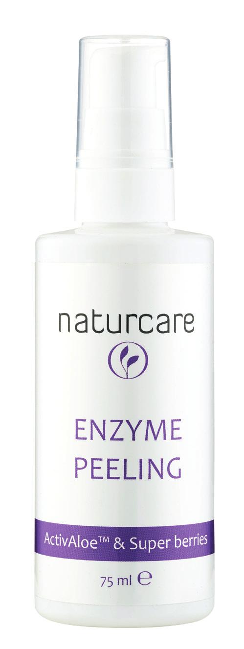 ENTZYME PEELING Entsyymikuorinta on erittäin hellävarainen, mutta tehokas kuorinta. AHA-hedelmähapolla on prokollageenin tuotantoa lisäävä vaikutus. Sopii hyvin ikääntyvän ihon hoitoon.