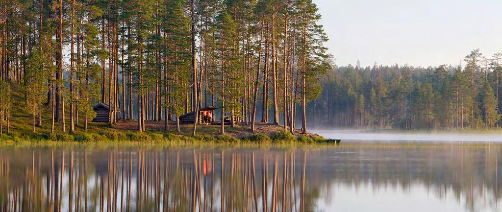 HANNU HUTTU Kirkkaiden vesien ja kauniiden harjujen Hossa on satavuotiaan Suomen 40. kansallispuisto. Kalliomaalaukset kertovat kulkijoista jo tuhansien vuosien takaa.