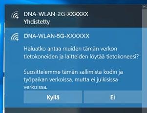 Syötä verkon avain (Wifi Key) avoimeen kenttään ja paina OK.