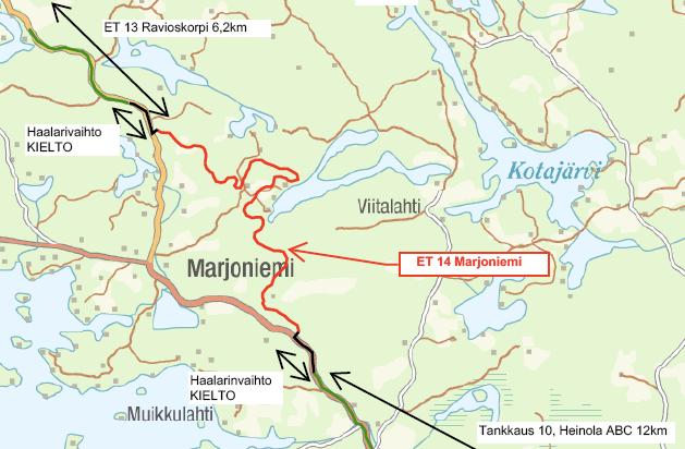 MK 14 HAALARIHUOLTO MARJONIEMENTIELLÄ HETI SALMENTIEN JÄLKEEN. HUOLTO ON KIELLETTY LÄHDÖN LÄHEISYYDESSÄ. NAVIIN MARJONIEMENTIE 1362 HEINOLA HUOM.