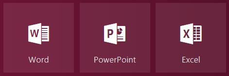 Word-, PowerPoint- ja Excel-ohjelmien selainversiot Office 365 ohjelman mukana saat Word, PowerPoint ja Excel -ohjelmien selainversiot, joiden avulla voit tarkastella, muokata ja jakaa Word-, Excel-