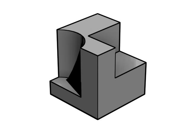 3D-mallinnuksen peruskäsitteitä 6 / 12 Massamalli (solid) Mikä tahansa (yleensä suljettu) verteksiverkko voidaan määritellä myös massamallina Voidaan laskea tilavuus ja käyttää simulointeihin (esim.