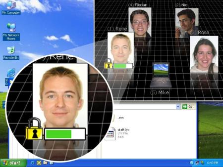 distance and angle between devices Non-linear regression used to estimate relative 2D positions of objects Ad hoc radio
