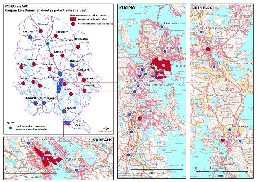 32 Toteuma (k-m 2 ) Uusi kerrosala Alue 2013 min max Kaupan laatu Suonenjoki 0 5 000 10 000 tiva Iisalmi, Marjahaka 22 800 20 000 70 000 tiva Varkaus 22 300 45 000 277 000 - kehittämisvyöhyke 22 300