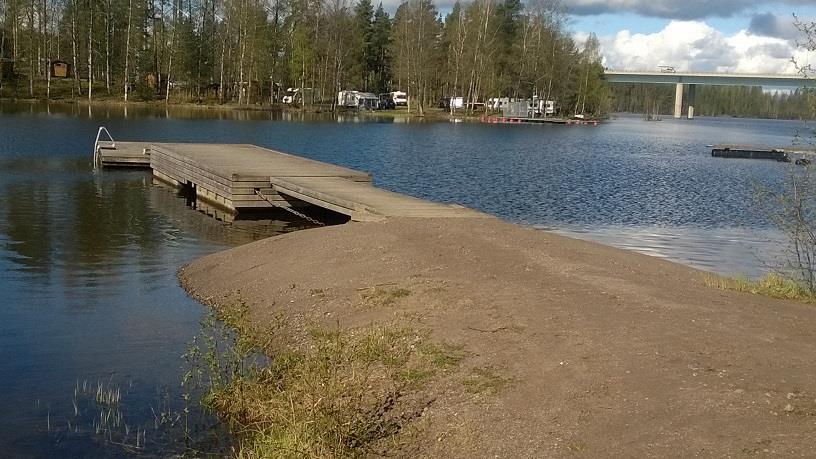 Tällaisia uimapaikkoja ovat: Iso-Palpanen (Vierumäki), Sinilähde, Kirkonpohja (KK), Pirttiniemi, Kokkalammit (KK), Myllyojat, Tähtiniemi, Valkjärvi (KK) ja Vihutjärvi (Lusi) Hyvin loivasti syvenevä