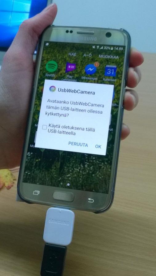 3d. Proscope EDU:n, HR:n ja Easi-Scopen käyttö Android