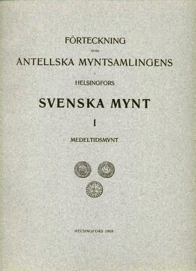 Antellin kokoelman ainutlaatuinen kirjasarja on nyt saatavissa Suomen Numismaattiselta