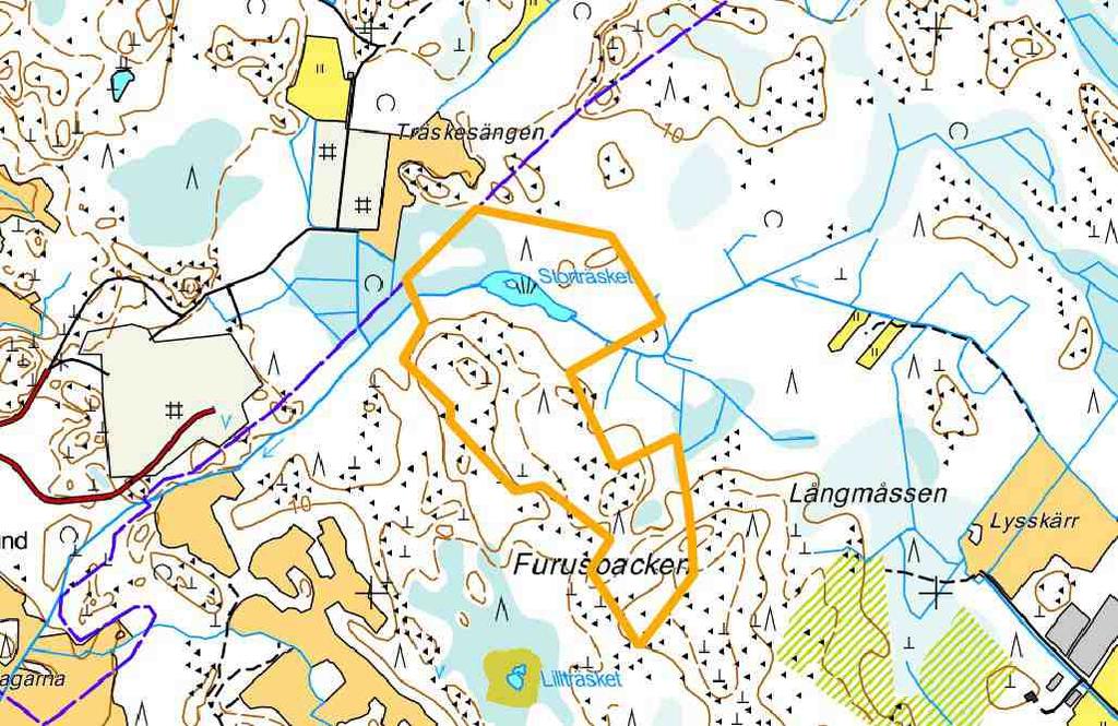 Storträsket-Furusbacken Pinta-ala: 19,1 ha Omistaja: Mustasaaren kunta Kaavatilanne: Tuovila-Granholmsbacken osa-yleiskaavassa alue on virkistysaluetta (V/s), suurin osa on myös osa-yleiskaavan