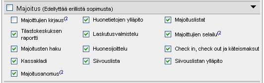 Varaajan oikeuksilla kirjautunut henkilö voi tehdä