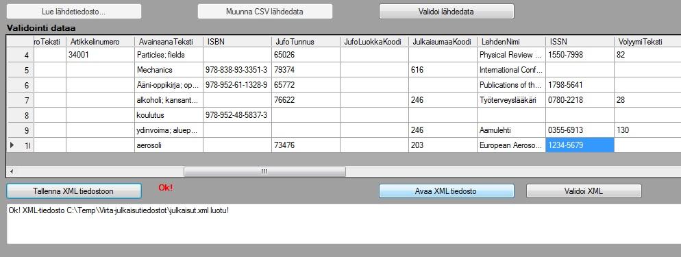 myös suoraan ohjelmasta Notepadiin