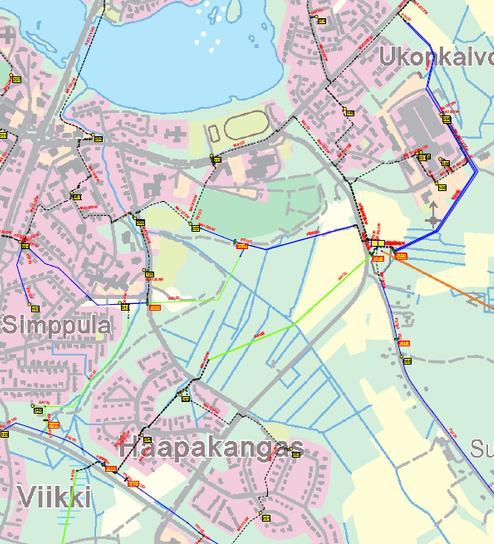 sähköasemalta saakka. Haukiputaan keskusta on asukasmäärältään suurin Haukiputaan asuinalueista. Siellä sijaitsee yhteensä noin 3500 asuntoa (Tilastokeskus 2015).