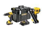 XR-KONESARJAT 18 V hiiliharjattomat XR-konesarjat DCK255M2 Konepaketti; runkonaulain ja porakone DCK260M2 DCD995 Brushless XRP Hammer Drill DCF886 Brushless Impact Driver 2 x 4.