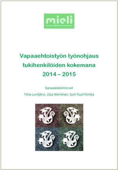 tukihenkilöiden kokemana 2014-2015 Tiina 