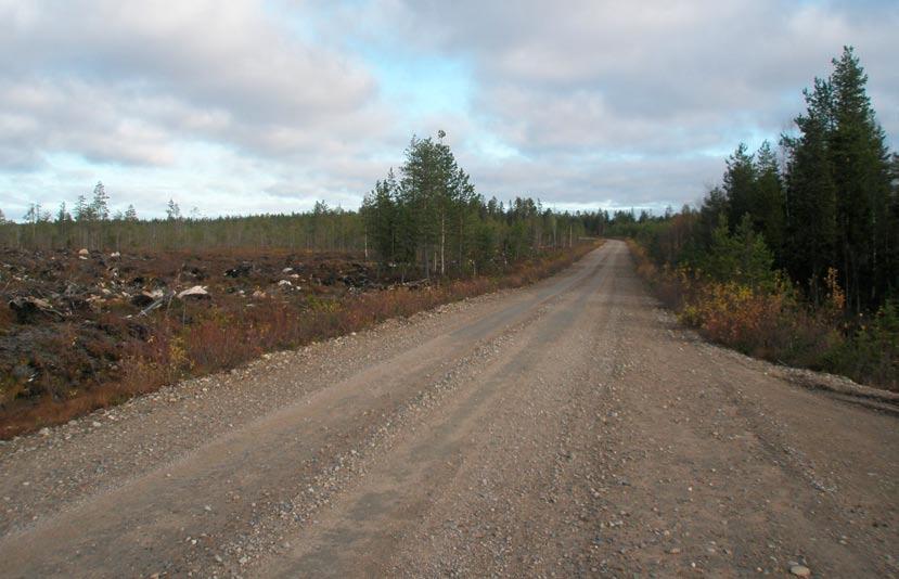 Kuva 8 17. Näkymä Kollajan suunnitellun tekojärven alueelta. ruja. Yleisin metsätyyppi on puolukka-mustikkatyyppi (VMT). Lehtomaisia kasvupaikkoja tai lehtoja ei juurikaan ole.