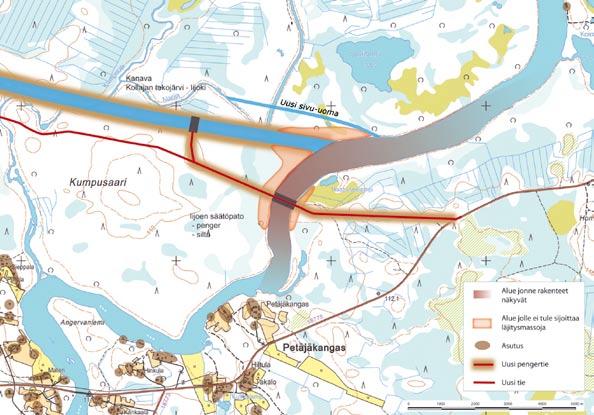 Kuva. Aluetarkastelukartta VE2, Petäjäkankaan alue. 8.3.