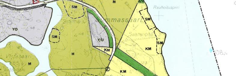 Summassaareen on osoitettu myös pohjavesialue. 3.2.3 Yleiskaava Suunnittelualueella on voimassa Saarijärven kunnanvaltuuston 29.11.14982 hyväksymä oikeusvaikutukseton yleiskaava, Tarvaalan yleiskaava.