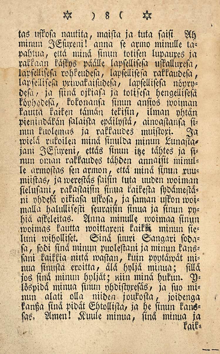 H)3 c H Ah minun lesuxeni!