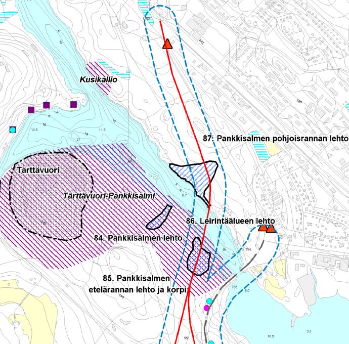 8 3.3 Luonnonympäristö Kasvillisuus Suunnittelualue sijaitsee eteläboreaalisella vyöhykkeellä Järvi-Suomen lohkossa.