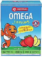 Bioteekin Omega Junior 54 kpl / 81 g Hyvänmakuinen kalaöljy geelipaloina erityisesti