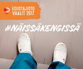 ...15 Soppaa joka makuun Meneillään oleva vuosi tuo mukanaan kolmet tärkeät vaalit: ensin JHL:n edustajiston vaalit, heti perään kunnallisvaalit ja vielä syksyllä luottamusmiesvaalit.