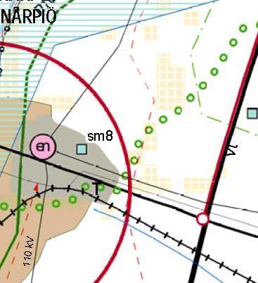 Bild 2. Utdrag ur landskapsplanen. / Ote maakuntakaavasta PLANERINGSSITUATIONEN Landskapsplan Landskapsplanen för Österbotten fastställdes den 21.12.2010 av Miljöministeriet.