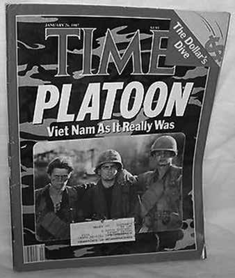 Hollywoodin Vietnamin sota Kaikella Vietnamin sotaan liittyvällä näyttää nettikaupassa (ebay) olevan tarjontaa ja kysyntää, myös tällä 26.1.1987 ilmestyneellä Time-lehdellä.