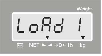 tech LoCAL tech remote Vahvista painamalla Valitse -painikkeella painoyksikkö [kg tai lb], jonka mukaan kalibrointi on suoritettava. Näytöllä oleva merkki [ ] osoittaa tämänhetkistä painoyksikköä.