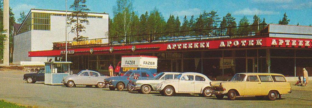 Paikalliskeskukset ja asemat Munkkivuori.