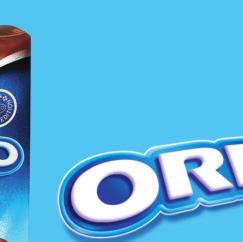OREO-kerroskeksi yhdistyy suussasulavan täyteläiseen maitosuklaiseen fudgeen.